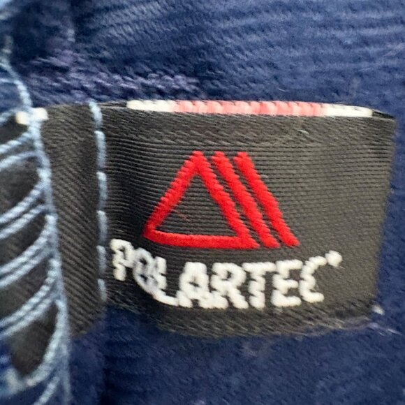 Vintage L.L.Bean Women’s M Blue Polartec Snap Fleece Pullover - Picture 9 of 10